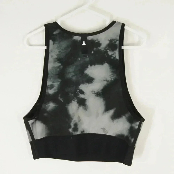 Ultracor Black Grey Marble Pattern Sports Bra - Picture 2 of 2